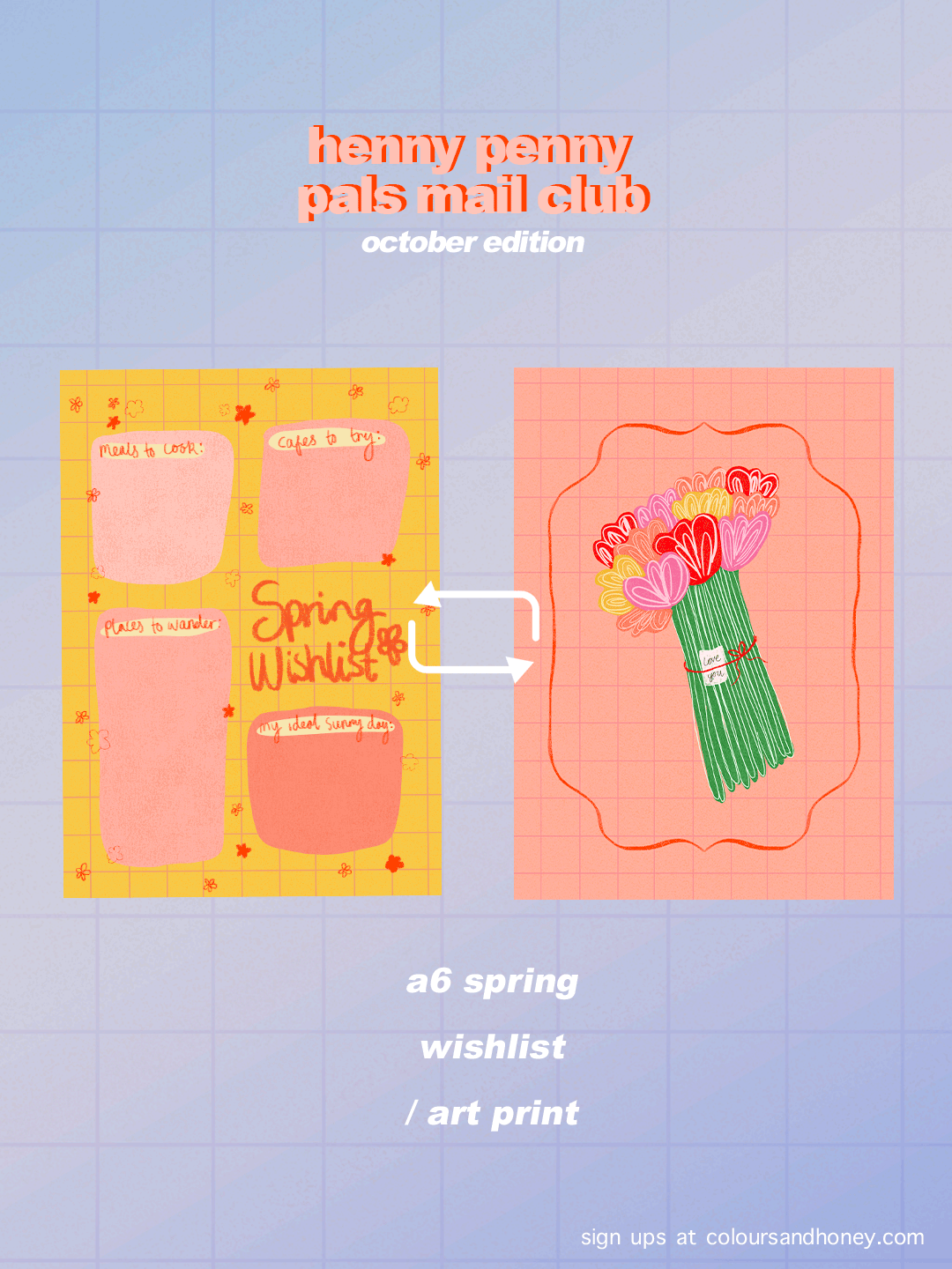 OCTOBER! Henny Penny Pals Mail Club