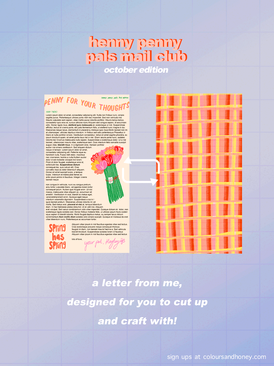 OCTOBER! Henny Penny Pals Mail Club