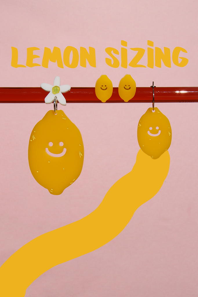 happy lemon • small studs