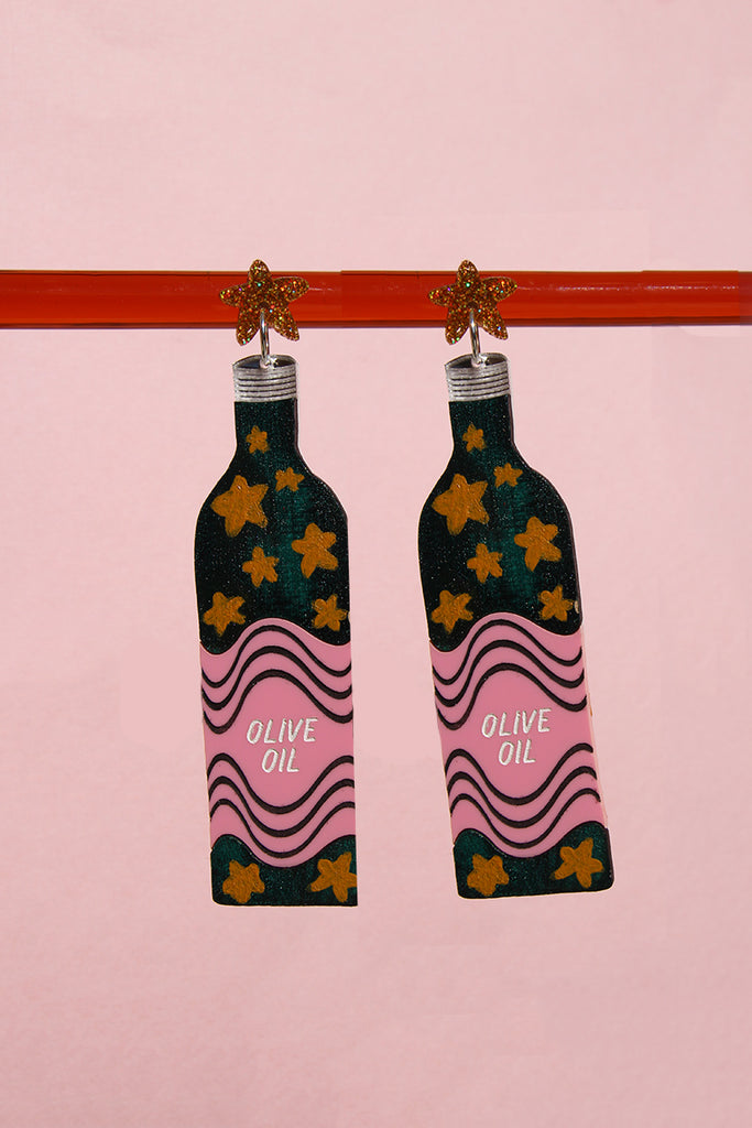 extra starry olive oil • dangles