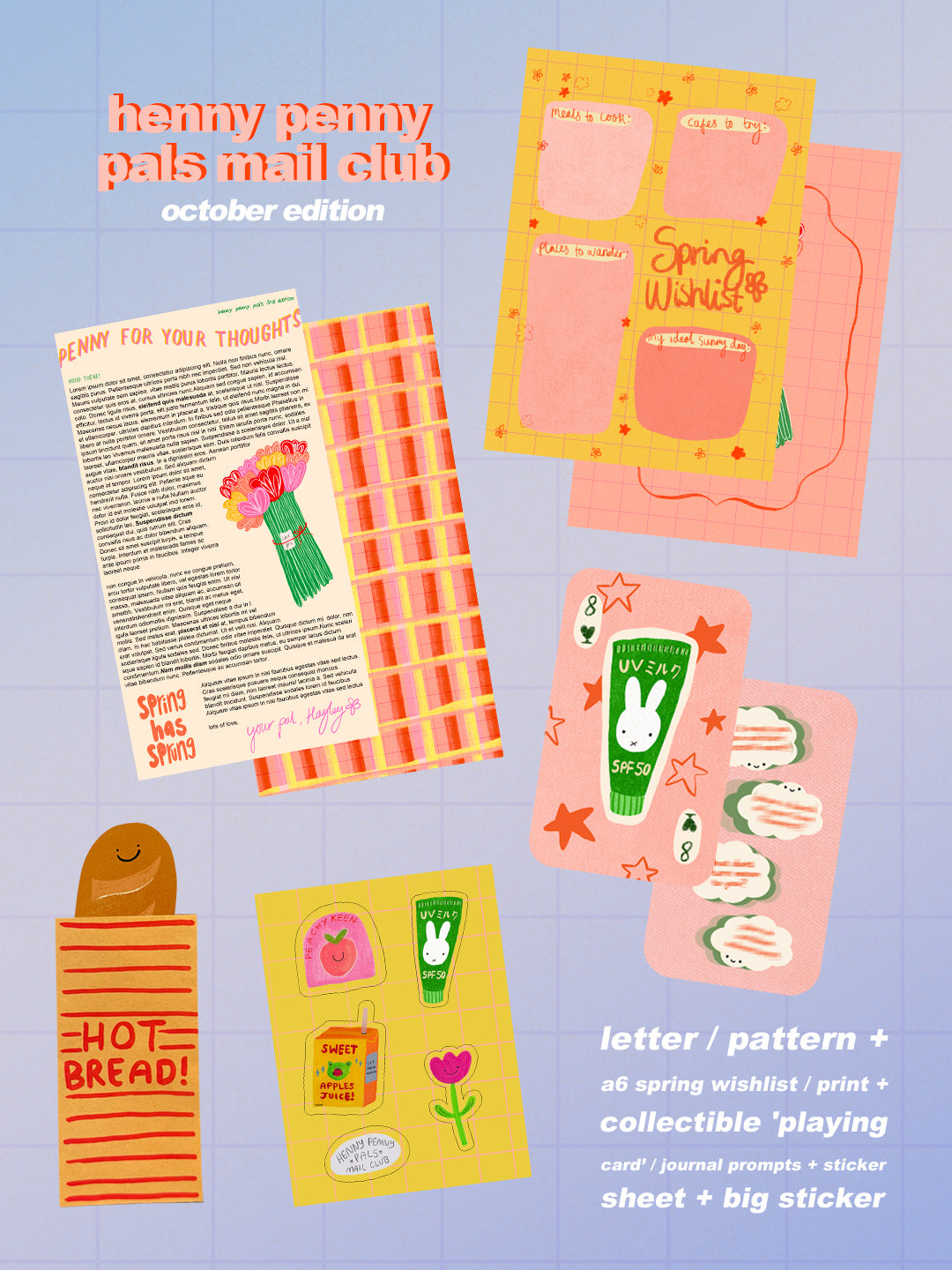 OCTOBER! Henny Penny Pals Mail Club